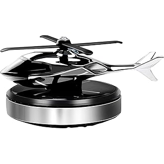 Solar-Powered Helicopter Car Air Freshener