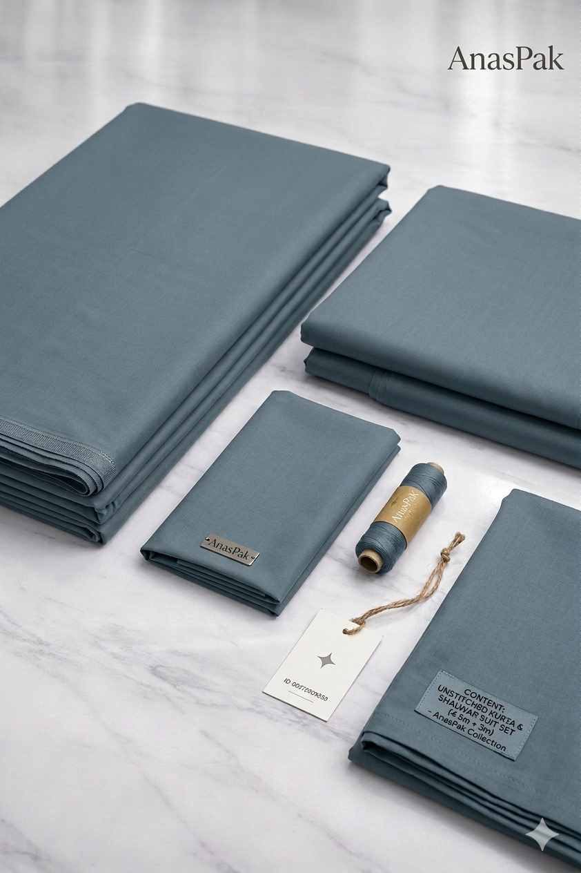 Premium Choice: Slate Shadow | Elite Unstitched Men's Suiting