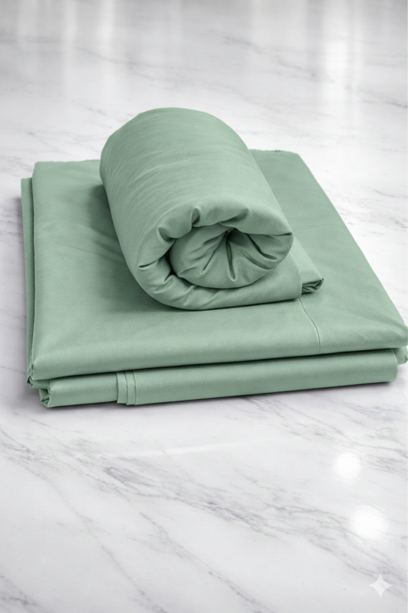 Premium Unstitched Wash & Wear Suit – Sage Green Edition