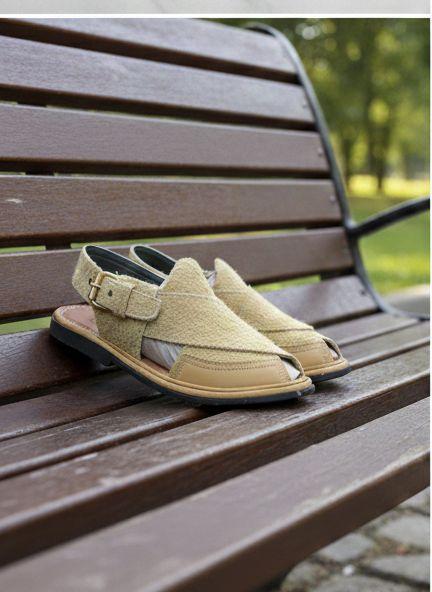 Premium Suede Kaptaan Peshawari Chappal – Handmade Soft Leather Sandal for Men